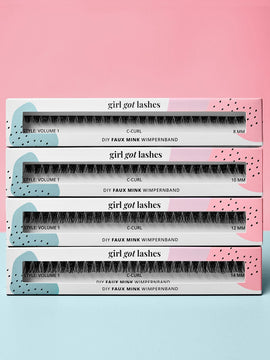 Assortiment d'extensions de cils à poser soi-même
