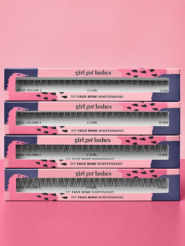 Assortiment d'extensions de cils à poser soi-même